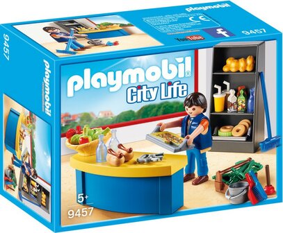 9457 PLAYMOBIL Schoolconci&euml;rge met kiosk