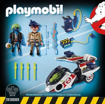 9388 PLAYMOBIL Stanz met luchtmoto