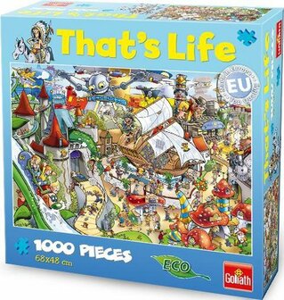 71312 Goliath Puzzel That&#039;s Life Amusement Park 1000 Stukjes