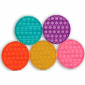 90310E Magic Bubble Pop-It game rond &Oslash;13cm 1x Paars