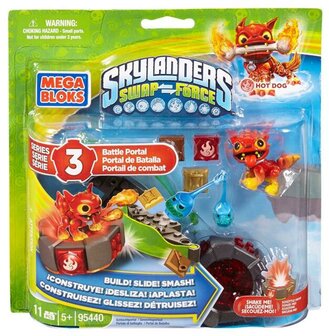 95440 Mega Bloks Skylanders Giants Battle Portal Hotdog-bouwglijbaan