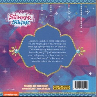 06004 Shimmer &amp; Shine Voorleesboek Het droom poppenhuis 