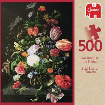 81762 Jumbo Puzzel Stil Leven van Bloemen 500 Stukjes