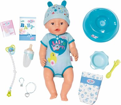 24375 BABY born&reg; Soft Touch Jongen - Interactieve Babypop 43cm