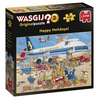 82002 Jumbo Puzzel Wasgij Original2 Happy Holidays! 500 stukjes