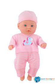 65011 Babypop 31cm met 6 geluiden in showdoos Roze