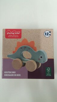 81837 Playing Kids Houten Dino Groen