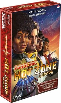 41933 Z-Man Games Pandemic Hot Zone Europa  Bordspel