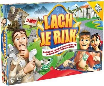 58759 Hasbro Lach Je Rijk Bordspel