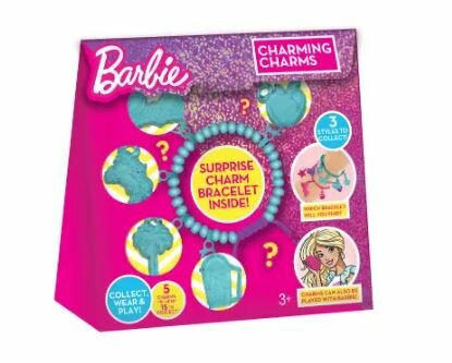 42753 Barbie Armbandje met 5 Bedels Groen