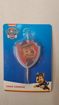 50677 Paw Patrol Verjaardagskaarsje Chase