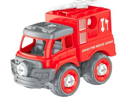 78722 5-In-1 Transforming Construction Vehicles Fire