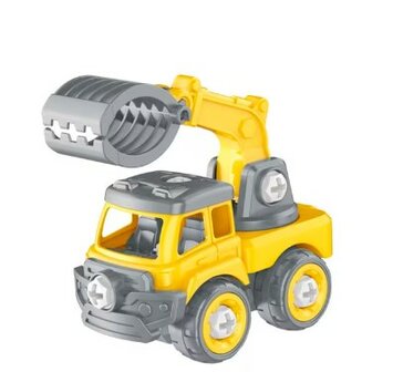 78739 5-In-1 Transforming Construction Vehicles Wegwerker