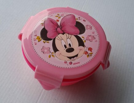 651089 Disney Minnie Mouse Lunchbox Rond  Roze