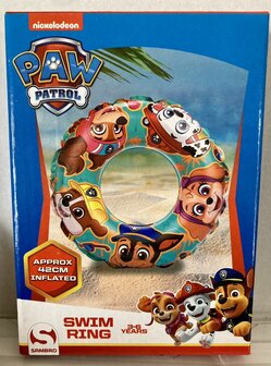 95936 Opblaasbare Zwemring Paw Patrol Allemaal