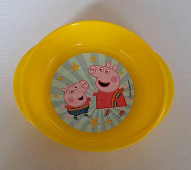 81516 Peppa Pig Bord Diep Geel 15 cm