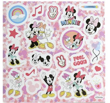 74128 Disney Minnie Mouse Stickerboekje 10x10