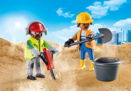 70272 PLAYMOBIL Duo Packs Bouwvakkers