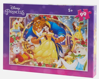 12257 Disney Princess Belle Puzzel 99 stukjes 5+