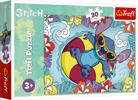 83054 Lilo &amp; Stitch Puzzel  On Vacation 30 stukjes