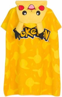 51114 Pokemon Pikachu  Badponcho  Geel