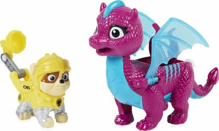 14682 Paw Patrol Rescue Knights Rubble en Draak Blizzie