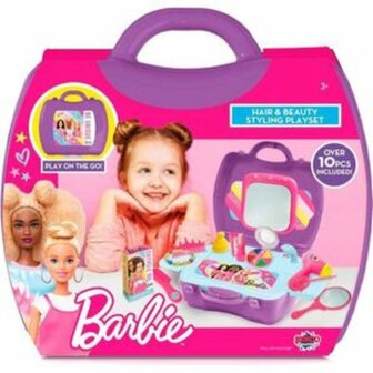 46188 Mattel Barbie Haar- en Schoonheidsset Speelset 10 Delig