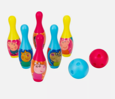 92813 Peppa Pig Bowlingset 8dlg