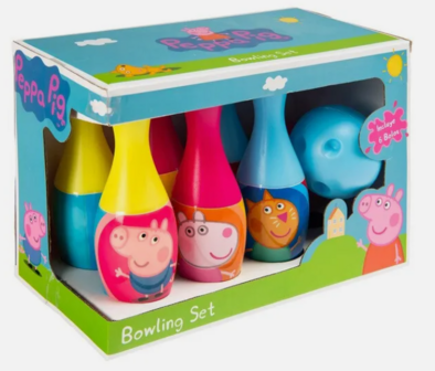 92813 Peppa Pig Bowlingset 8dlg