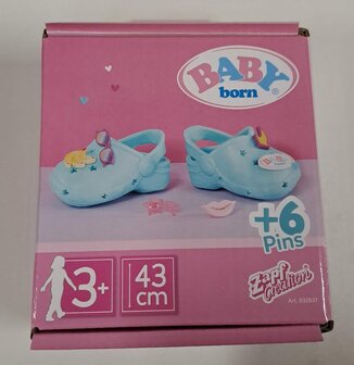 32837 Baby Born Vakantie Schoentjes Blauw