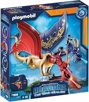 71080 PLAYMOBIL Dragons: The Nine Realms - Wu &amp; Wei met Jun