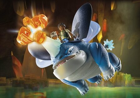 71082 PLAYMOBIL Dragons: The Nine Realms - Plowhorn &amp; D&#039;Angelo