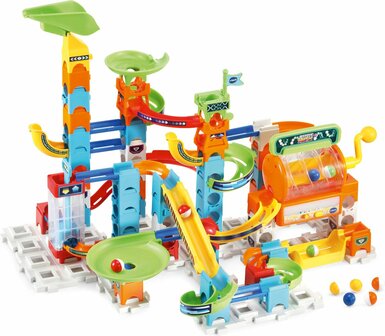 194238 VTech Marble Rush Super Action Set Electronic L100E Knikkerbaan 102 Onderdelen