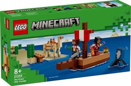 21259 LEGO&reg; Minecraft De piratenschipreis