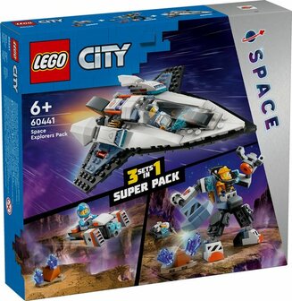 60441 LEGO City Uitbreidingsset voor ruimteverkenners 3in1 Super Pack 