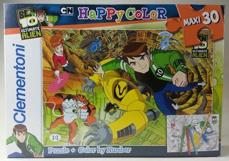 236343 Clementoni puzzel Ben 10 Ultimate Alien 30 stukjes