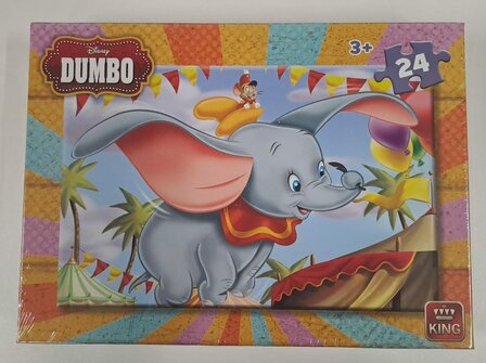 58166 King Puzzel Disney Dumbo Vliegles 24 Stukjes