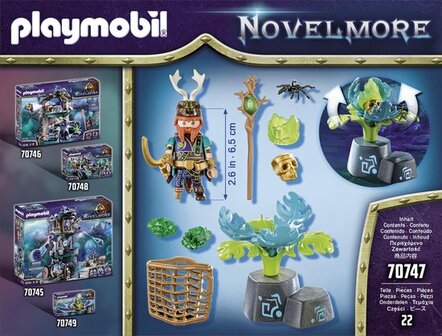 70747 PLAYMOBIL Novelmore Violet Vale  Magi&euml;r van de planten