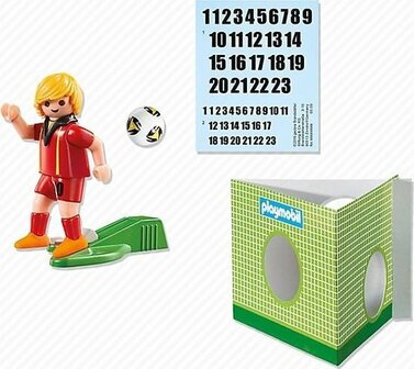 6897 Playmobil Voetbalspeler Belgi&euml;  