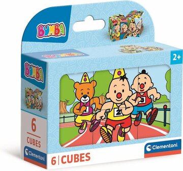 62145 Bumba Clementoni Puzzel 6 Stuks Cubi 