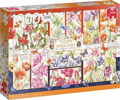 18852 Jumbo Puzzel Janneke Brinkman Tulips from Holland 1000 stukjes