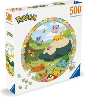 11316 Ravensburger Pok&eacute;mon Puzzel Round 500 stukjes