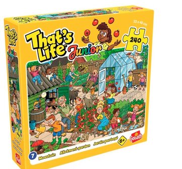 26460 Goliath Puzzel That&#039;s Life Junior 7 Moestuin 240 stukjes