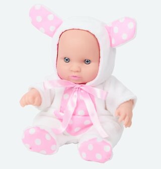 58133 Dolly Star Babypop met Dierenpakje 20 cm Haas