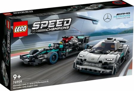 76909 LEGO Speed Champions Mercedes-AMG F1 W12 E Performance &amp; Mercedes-AMG Project One