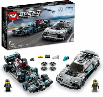 76909 LEGO Speed Champions Mercedes-AMG F1 W12 E Performance &amp; Mercedes-AMG Project One