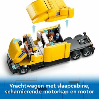 60440 LEGO City gele vrachtwagen