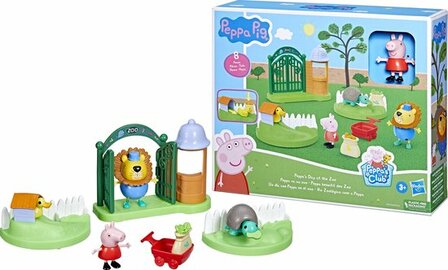 94994 Hasbro Peppa Pig Peppa gaat naar de Dierentuin Speelfiguur