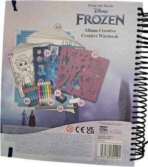 04491 Disney Frozen Creatief Album Kleurboek/Stickers/Stiften 