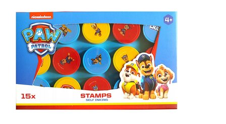 31793 Paw Patrol Chase Stempels 15 Stuks